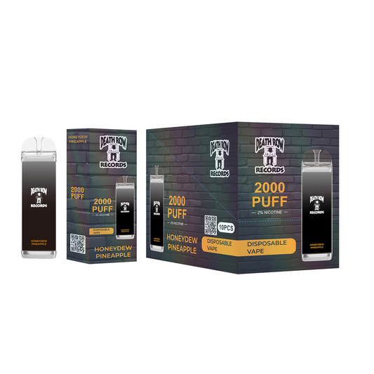 DEATHROW  2% NIC 2000 PUFFS DISPOSABLE - HONEYDEW PINEAPPLE