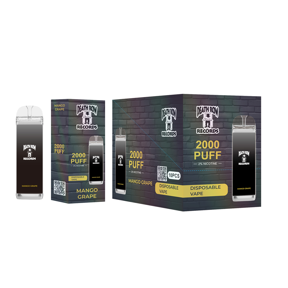 DEATHROW  2% NIC 2000 PUFFS DISPOSABLE - MANGO GRAPE