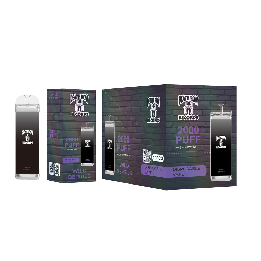 DEATHROW  2% NIC 2000 PUFFS DISPOSABLE - WILD BERRIES
