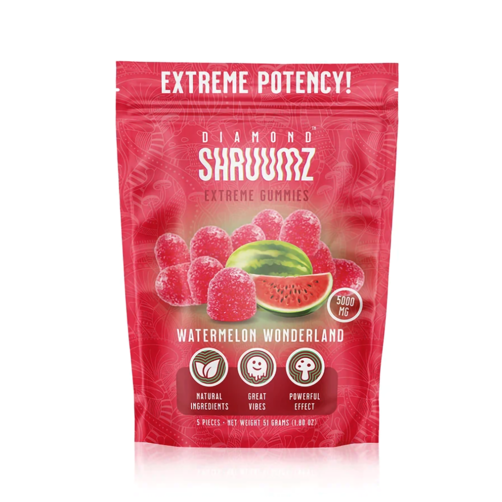 DIAMOND SHRUUMZ 5000MG EXTREME GUMMIES - WATERMELON WONDERLAND