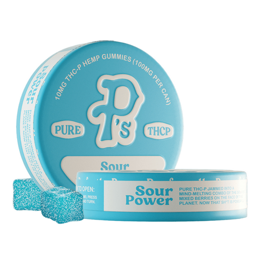 PERFECTLY PURE P'S THCP 100MG GUMMIES - SOUR POWER