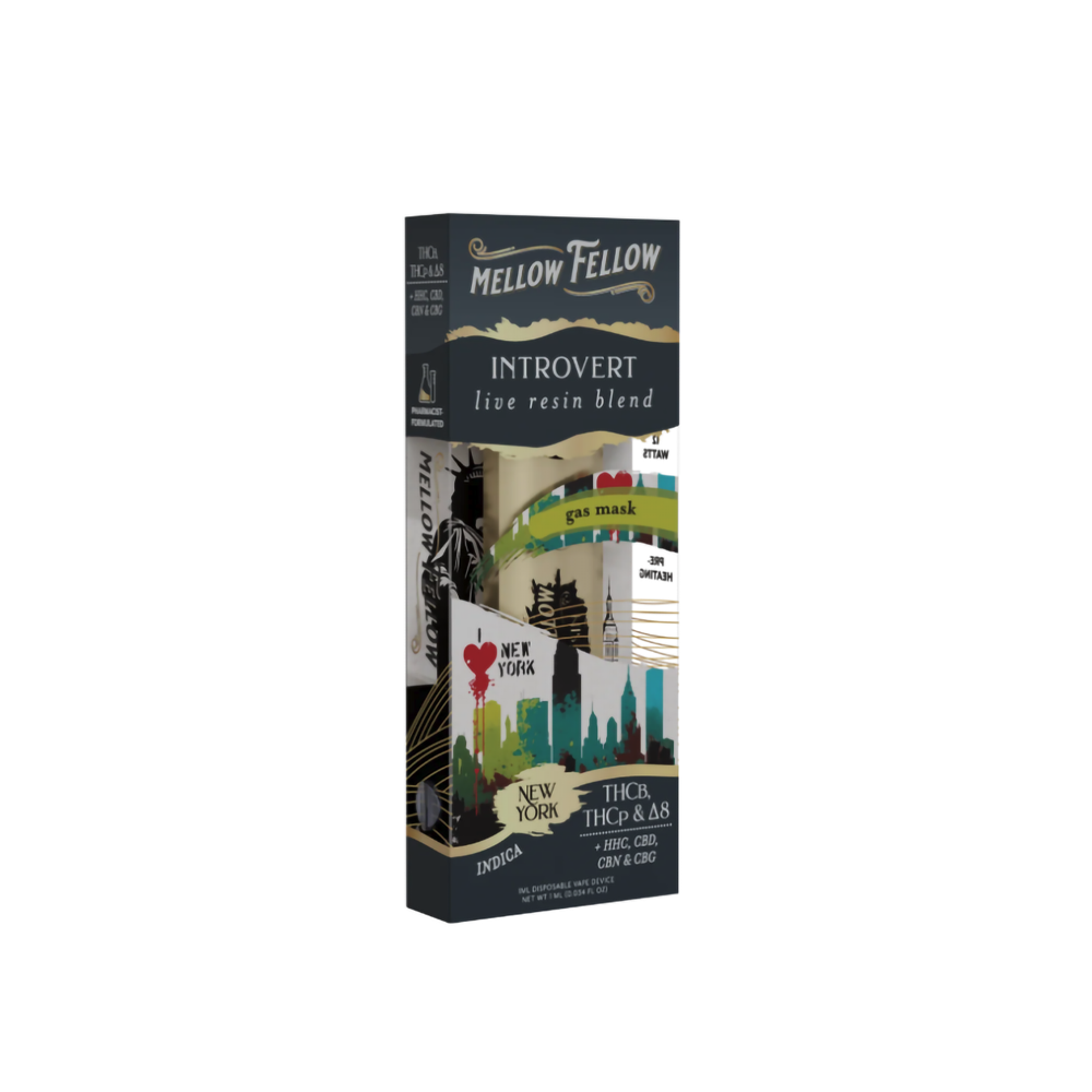 MF INTROVERT BLEND NYC 1 ML DISPOSABLE INDICA - GAS MASK