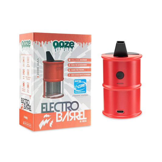 OOZE ELECTRO BARREL DAB RIG - RED
