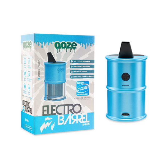 OOZE ELECTRO BARREL DAB RIG - BLUE