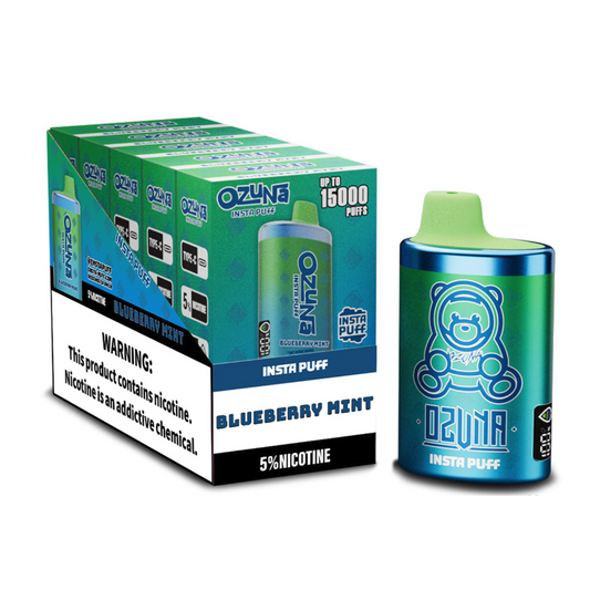 OZUNA INSTA 5% NIC 15000PUFFS DISPOSABLE -BLUEBERRY MINT