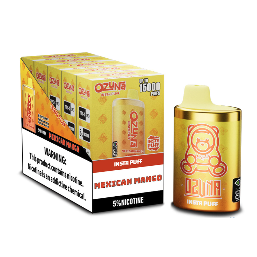 OZUNA INSTA 5% NIC 15000PUFFS DISPOSABLE - MEXICAN MANGO