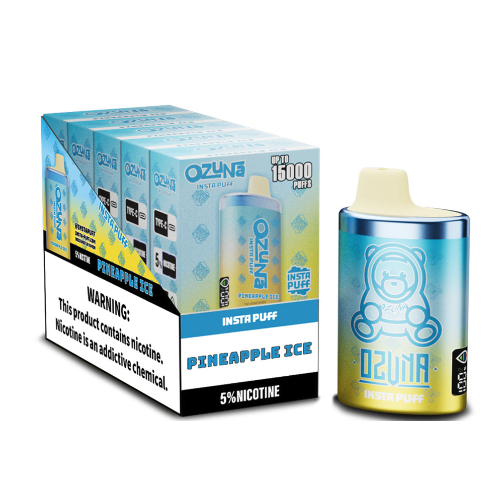 OZUNA INSTA 5% NIC 15000PUFFS DISPOSABLE - PINEAPPLE ICE