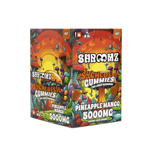 SHROOMZ THC 5000MG GUMMIES - PINEAPPLE MANGO