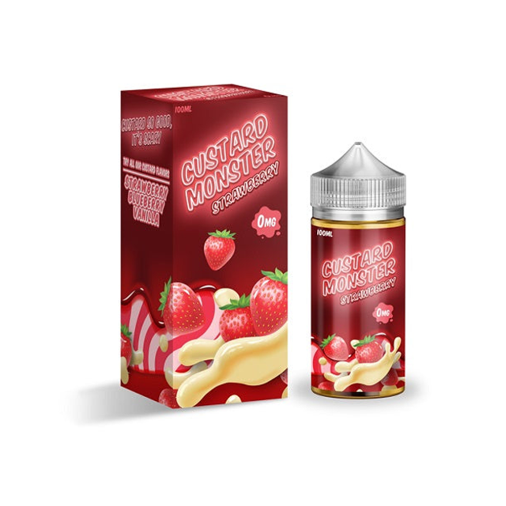 CUSTARD MONSTER 100ML JUICE 0MG  - STRAWBERRY
