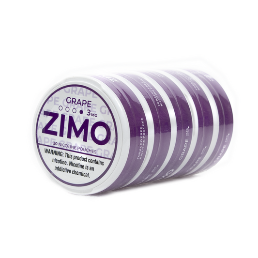 ZIMO  NICOTINE 3MG POUCHES - GRAPE