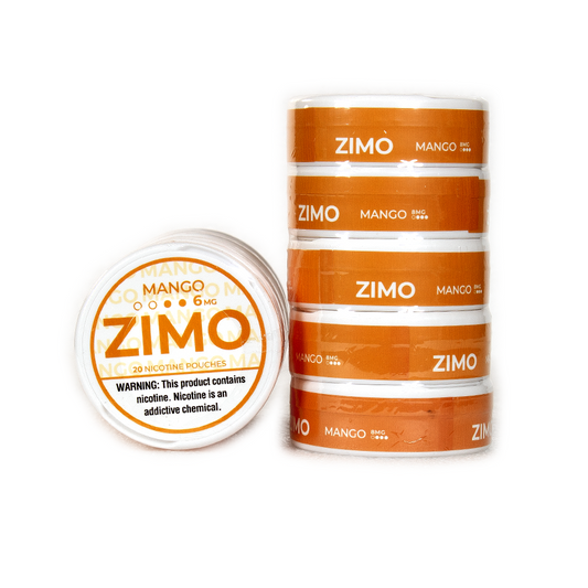 ZIMO  NICOTINE 6MG POUCHES - MANGO