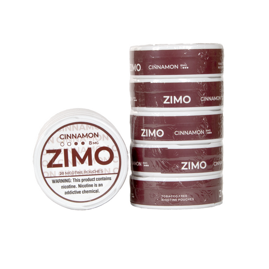 ZIMO  NICOTINE 8MG POUCHES - CINNAMON