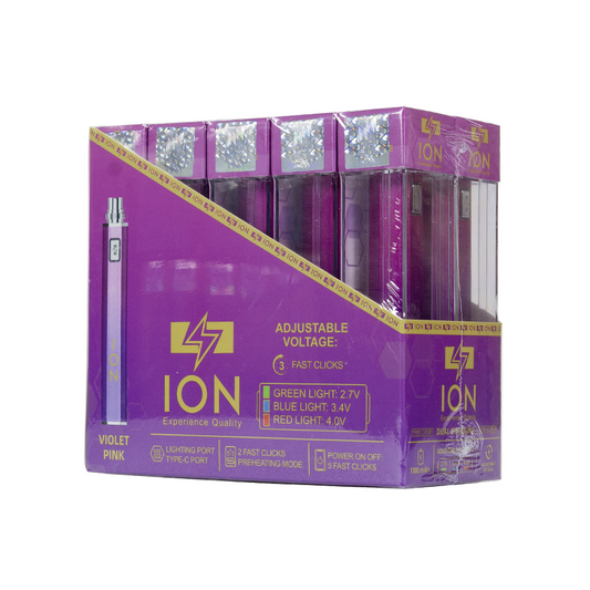 ION 1100 mAH BATTERY- VIOLET PINK