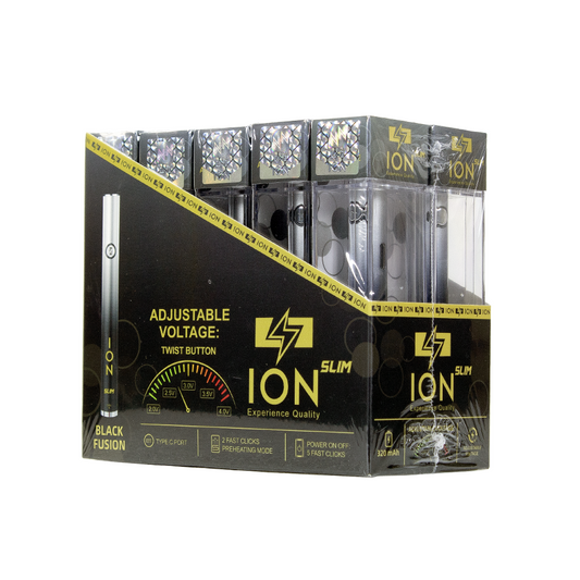 ION 320 mAH SLIM BATTERY- BLACK FUSION