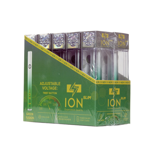 ION 320 mAH SLIM BATTERY- GREEN FUSION