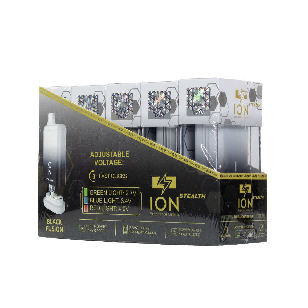 ION STEALTH 650 mAH BATTERY - BLACK FUSION