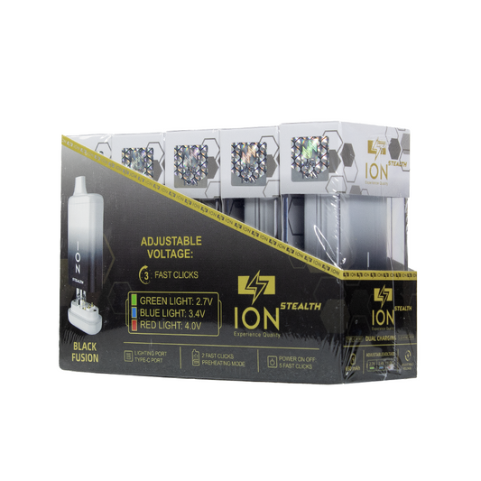 ION STEALTH 650 mAH BATTERY - BLACK FUSION