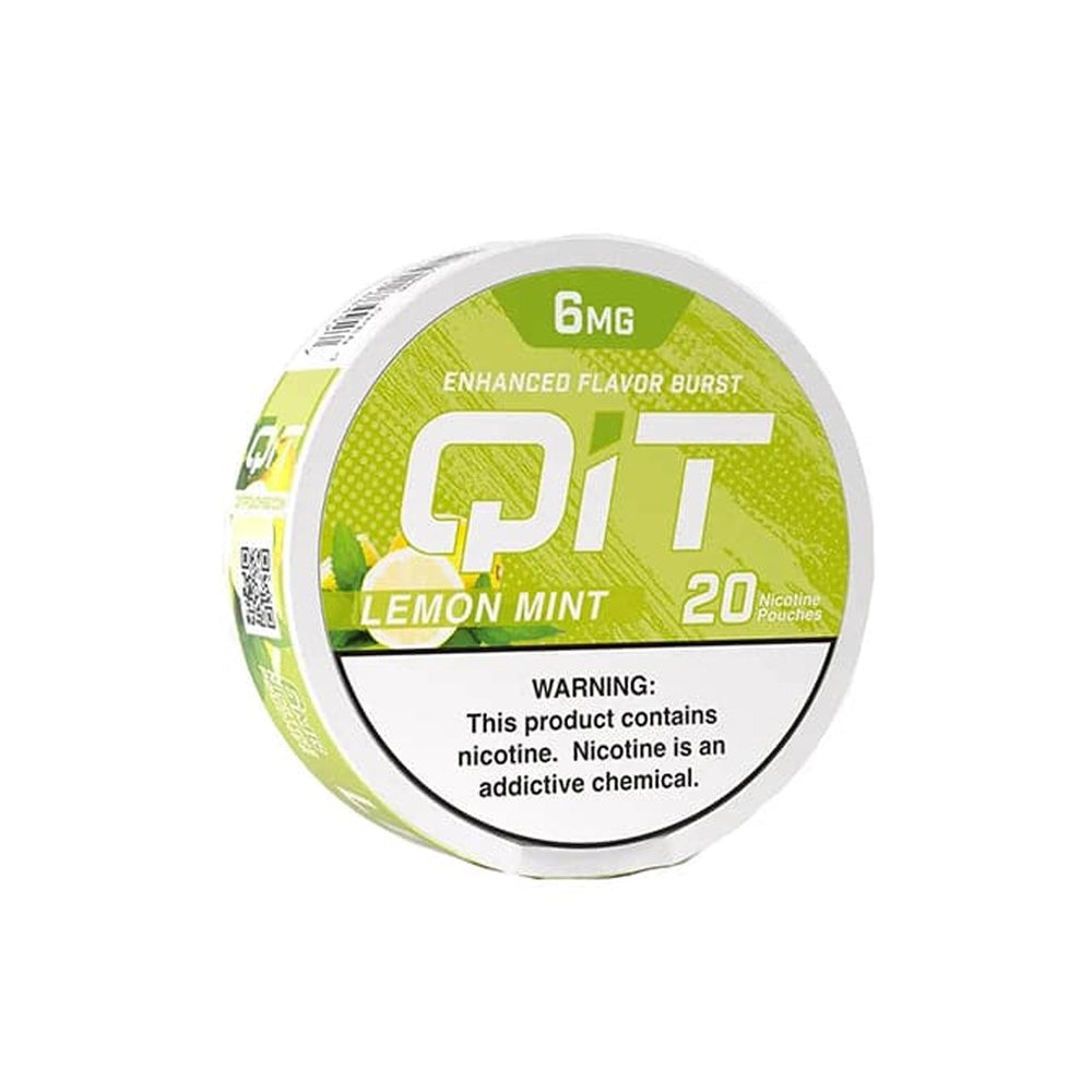 QIT  NICOTINE 6MG POUCHES - LEMON MINT