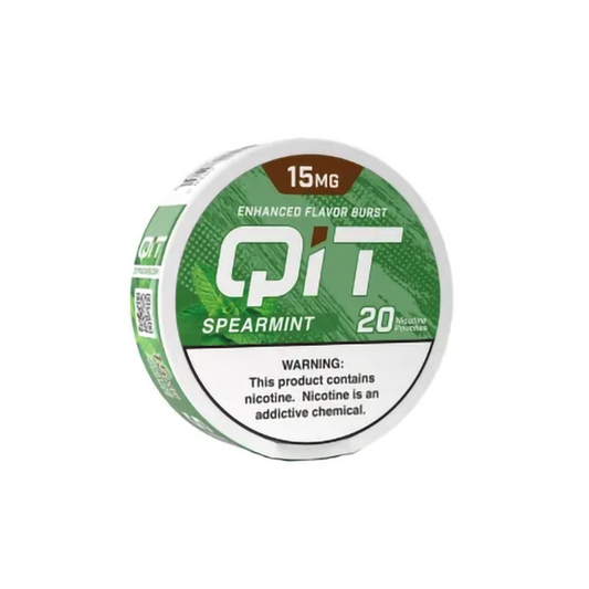 QIT  NICOTINE 15MG POUCHES - SPEARMINT