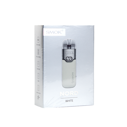 SMOK NORD GT 2500mAh STARTER KIT W/ 5ML REFILLABLE POD - LEATHER/ WHITE
