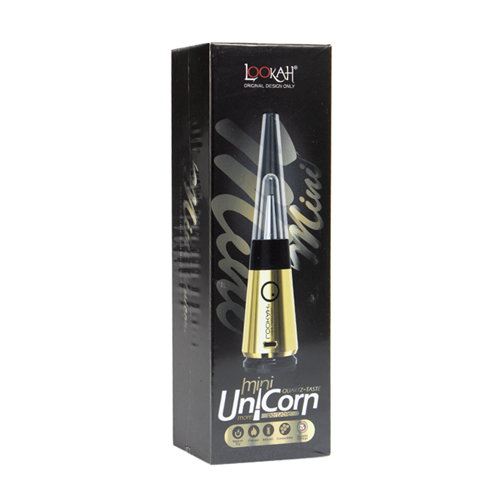 LOOKAH MINI UNICORN 950 mAh DAB RIG VAPORIZER - ROYAL GOLD