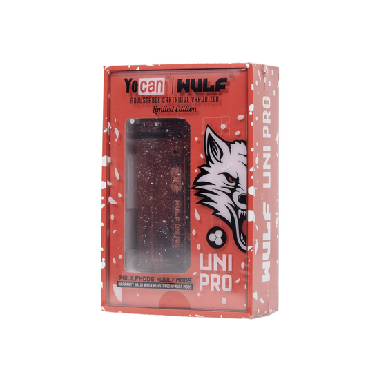 YOCAN X WULF UNI PRO X RAY SERIES  650 mAh VV  ADJUSTABLE CARTRIDGE - CRIMSON