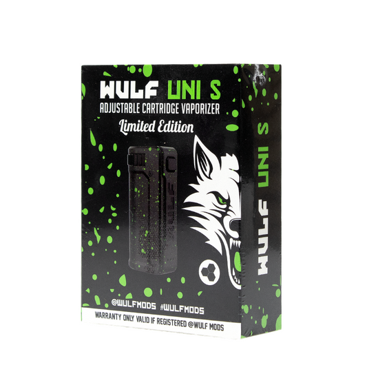 YOCAN X WULF UNI S VAPE KIT - BLACK GREEN SPATTER