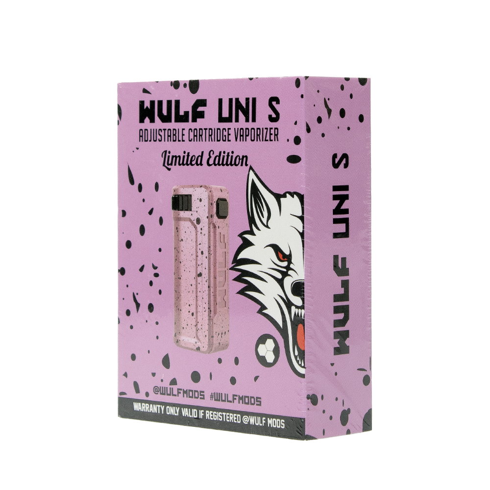 YOCAN X WULF UNI S VAPE KIT - PINK BLACK SPATTER