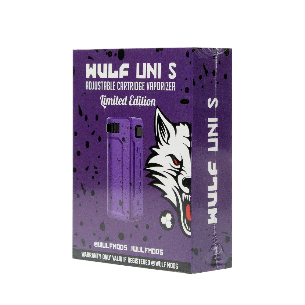YOCAN X WULF UNI S VAPE KIT - PURPLE BLACK SPATTER
