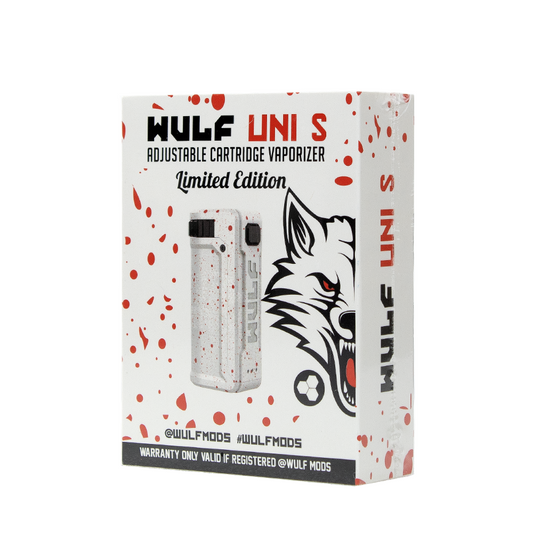 YOCAN X WULF UNI S VAPE KIT - WHITE RED SPATTER