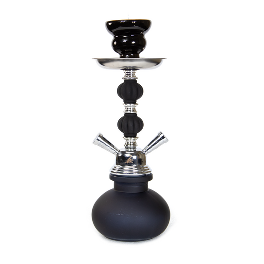 ZEBRA X1 NEON 2-HOSES HOOKAH - BLACK