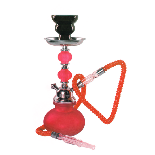 ZEBRA X1 NEON HOOKAH- RED