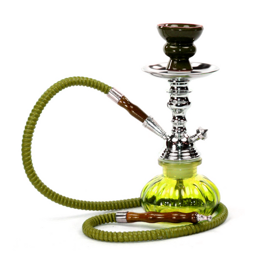 ZEBRA X2 1HOSE PUMPKIN HOOKAH - YELLOW