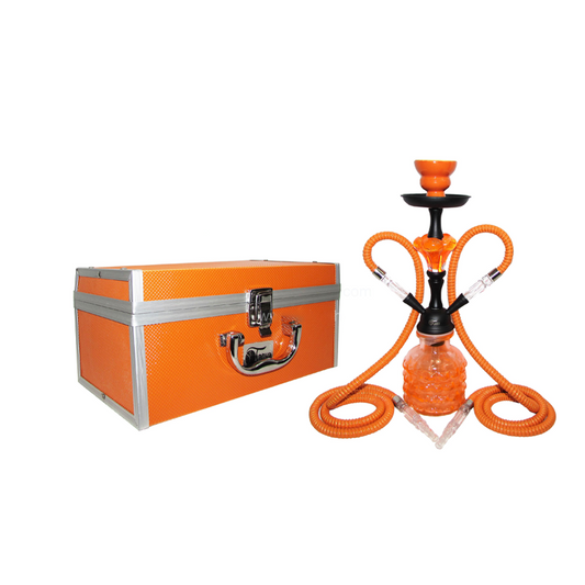 TANYA CLEAR SKY 2 HOSES HOOKAH W/TRAVELING CASE