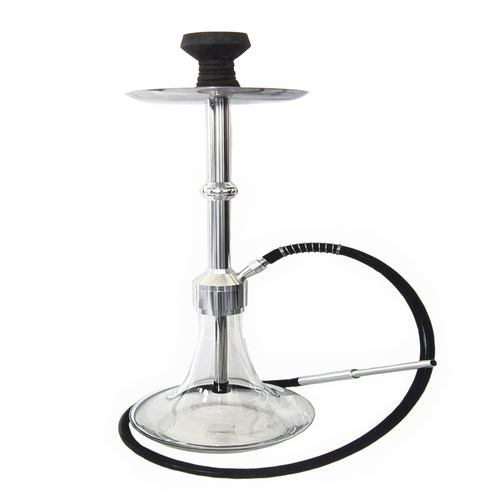 AL MALAKI KING ALEXANDER HOOKAH W/ LEATHER CASE - WHITE