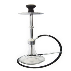 AL MALAKI KING ALEXANDER HOOKAH W/ LEATHER CASE - WHITE