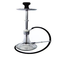 AL MALAKI KING ALEXANDER HOOKAH W/ LEATHER CASE - BLACK