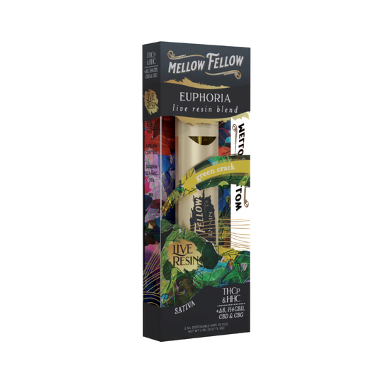 MELLOW FELLOW EUPHORIA BLEND 2ML DISPOSABLE - GREEN CRACK
