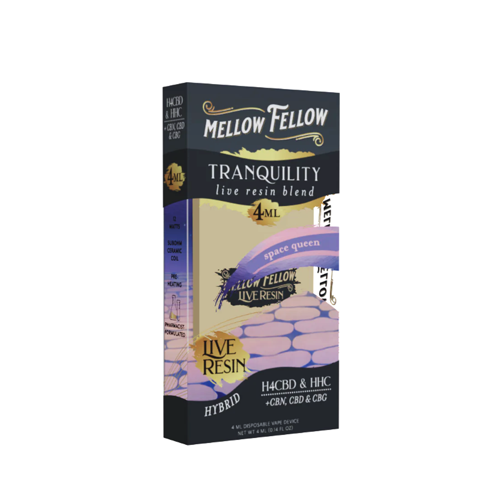 MELLOW FELLOW TRENQUILITY BLEND 4ML DISPOSABLE - SPACE QUEEN