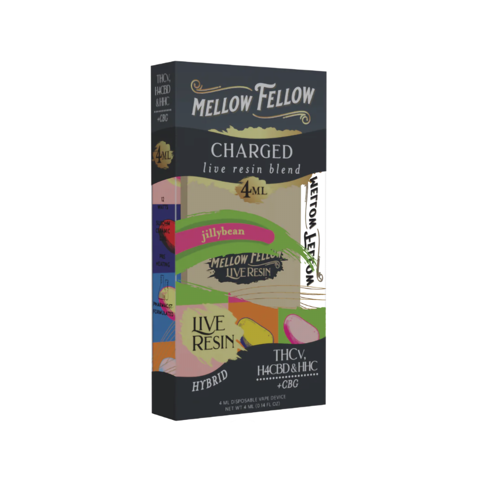 MELLOW FELLOW CHARGED BLEND 4ML DISPOSABLE - JILLY BEAN