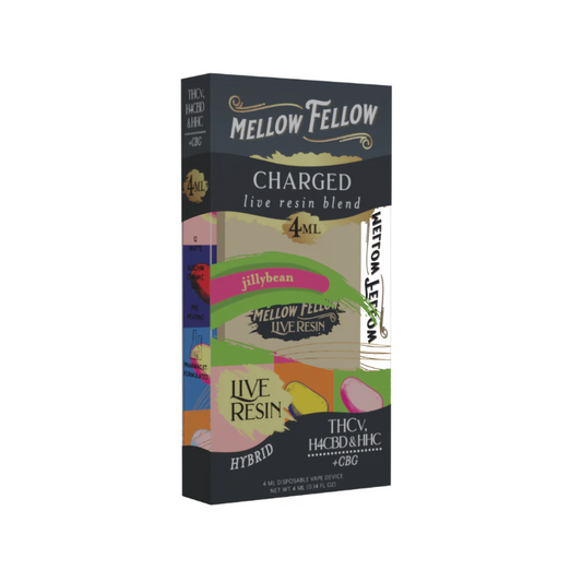 MELLOW FELLOW CHARGED BLEND 4ML DISPOSABLE - JILLY BEAN