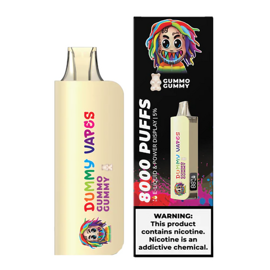DUMMY 5% NIC 8000PUFFS DISPOSABLE - GUMMO GUMMY
