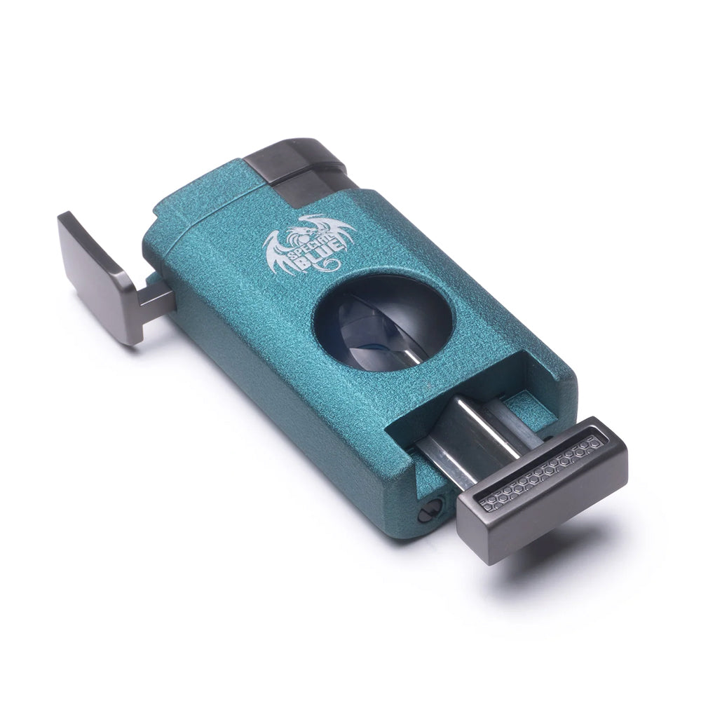 SPECIAL BLUE CATALYST PRO CIGAR  LIGHTER with CUTTER  - JADE GREEN