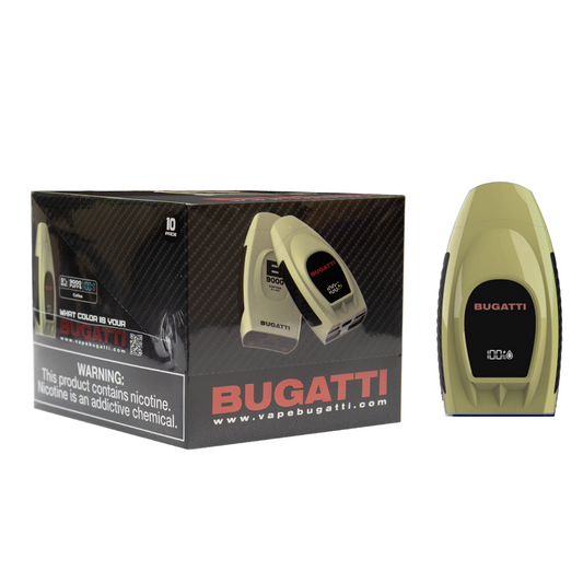 BUGATTI 5% NIC 9000 PUFFS DISPOSABLE - COFFEE
