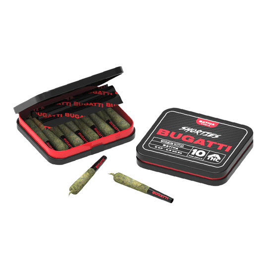 BUGATTI THCA 5G 10CTS SHORTIES INDICA - WATERMELON ZKITTLEZ