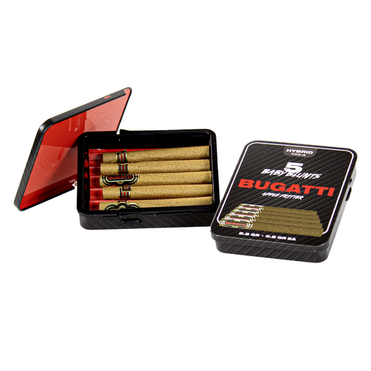 BUGATTI THCA 2.5G 5CTS BABY BLUNTS HYBRID - APPLE FRITTER