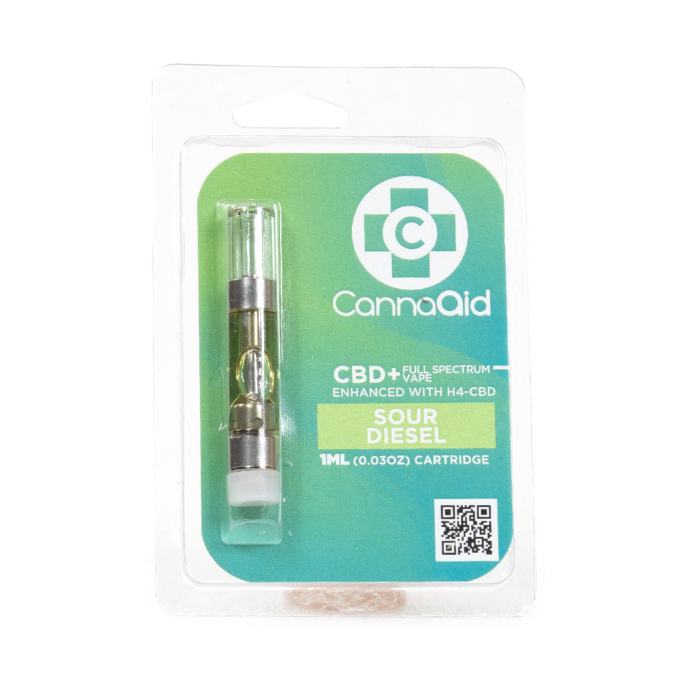 CANNAAID CBD 1ML CARTRIDGE - SOUR DIESEL