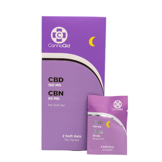CANNAAID 150CBD/50CBN 2CTS SOFT GEL