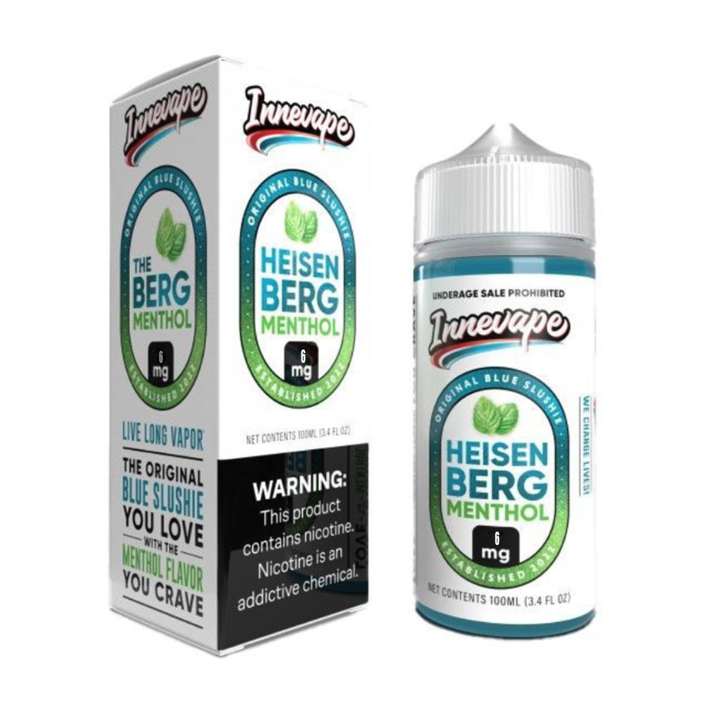 INNEVAPE BERG 100ML JUICE 6MG  - MENTHOL