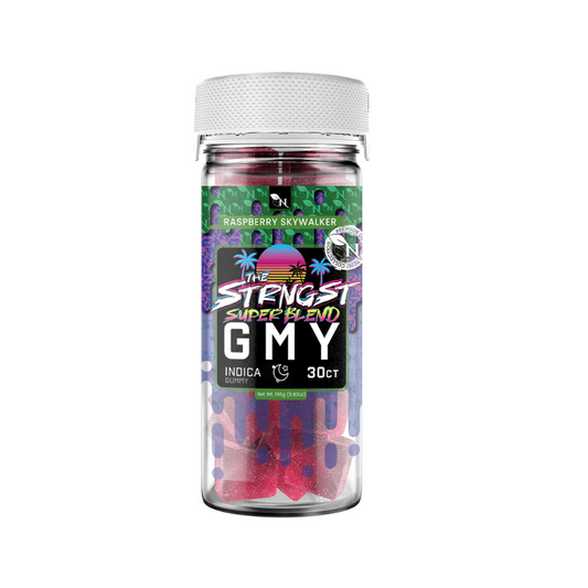 AGFN THE STRONGEST SUPER BLEND GMY GUMMIES INDICA - RASPBERRY SKYWALKER